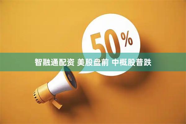 智融通配资 美股盘前 中概股普跌
