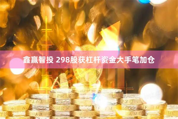鑫赢智投 298股获杠杆资金大手笔加仓